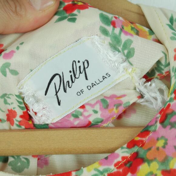 Vintage S M Dress 70s Maxi Butter Yellow Prairie Cottagecore Modest Floral Hippy - Picture 6 of 9